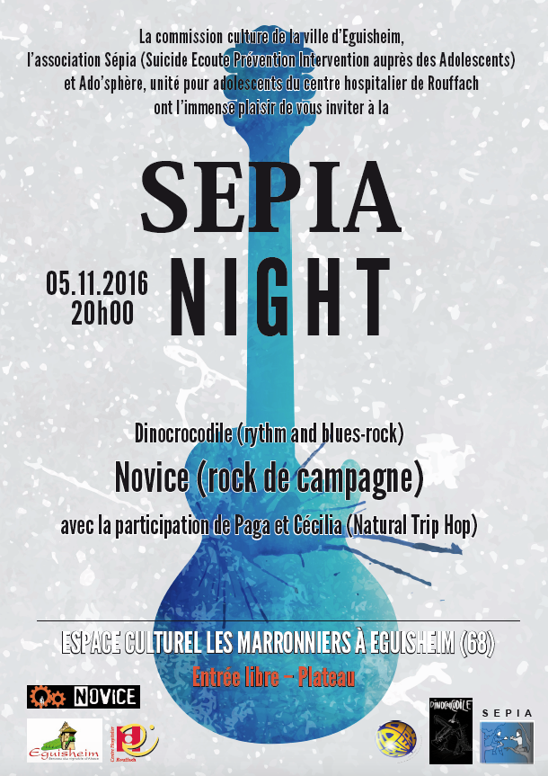 Affiche concert Sepia Night 2016