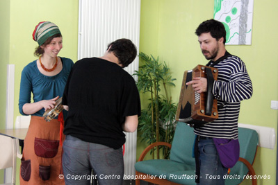 Culture et santé au CH de Rouffach - Atelier musique